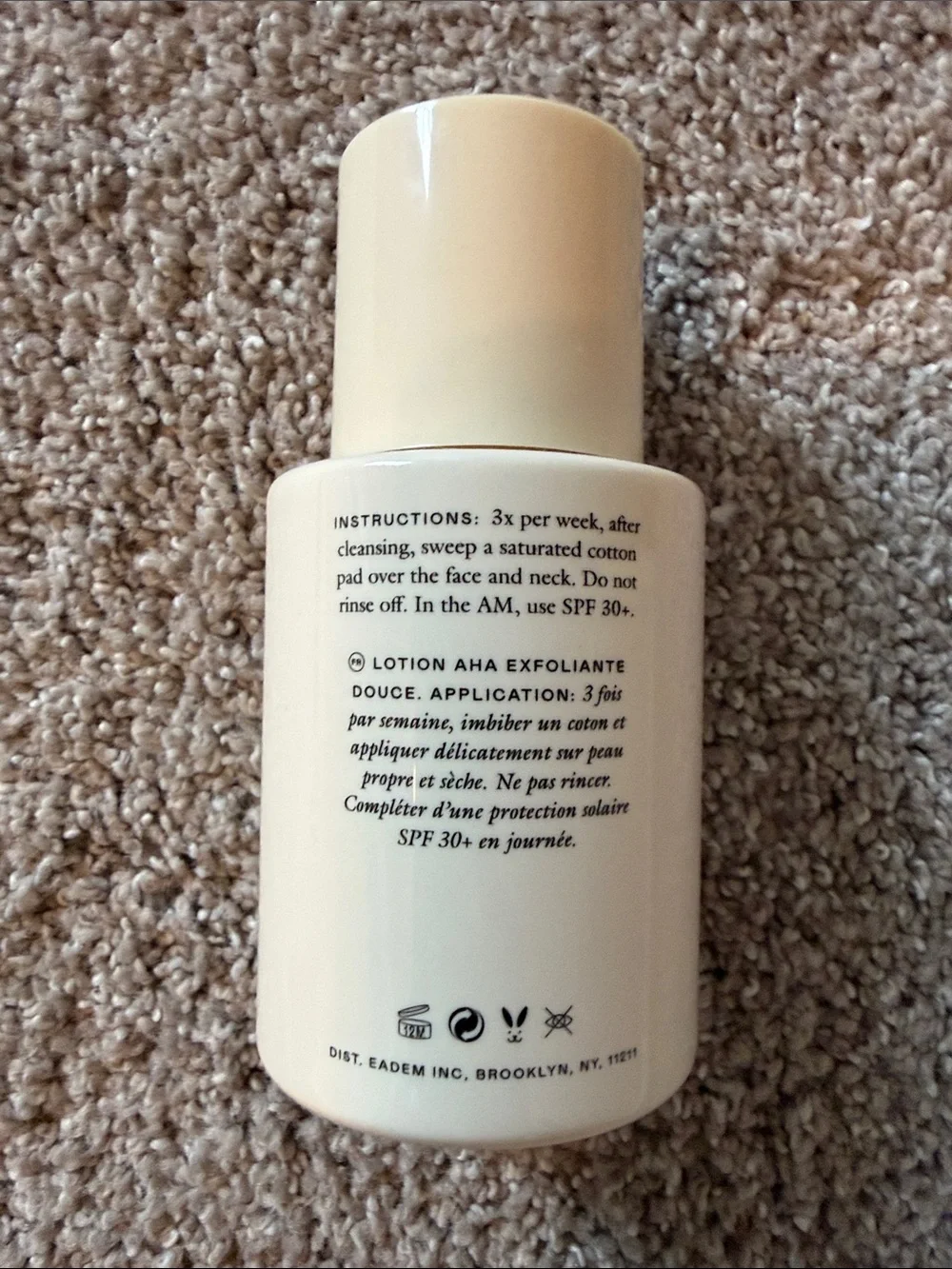 Cashmere Peel Gentle Exfoliating AHA + PHA Toner